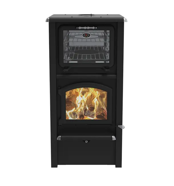 modern vertical Gemini wood burning cookstove by J. A. ROBY
