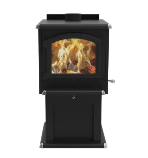modern design Hubble wood burning stove by J. A. ROBY
